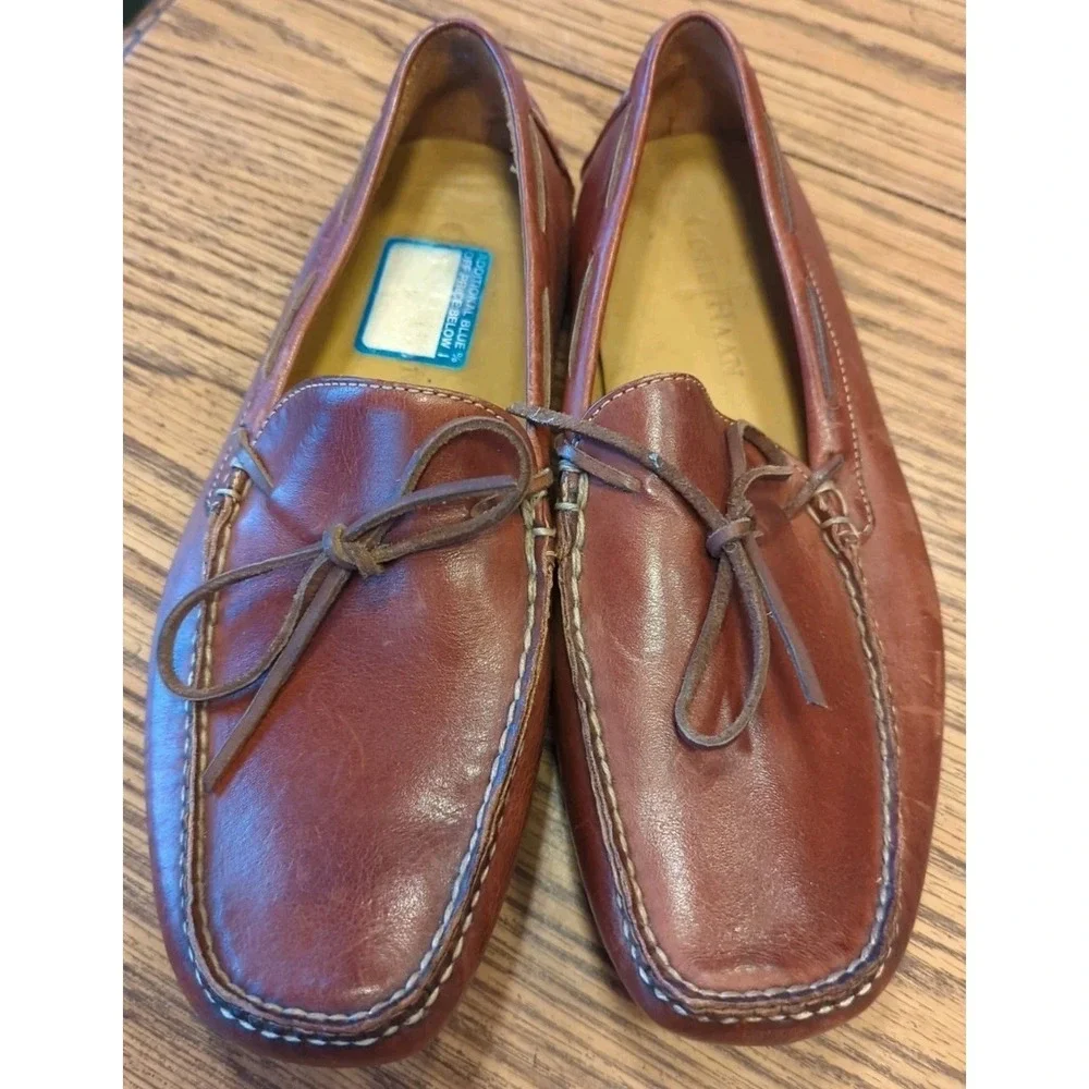 Vintage Cole Haan Driving‎ Loafers Moccasins Men's 8.5 M Brown Leather